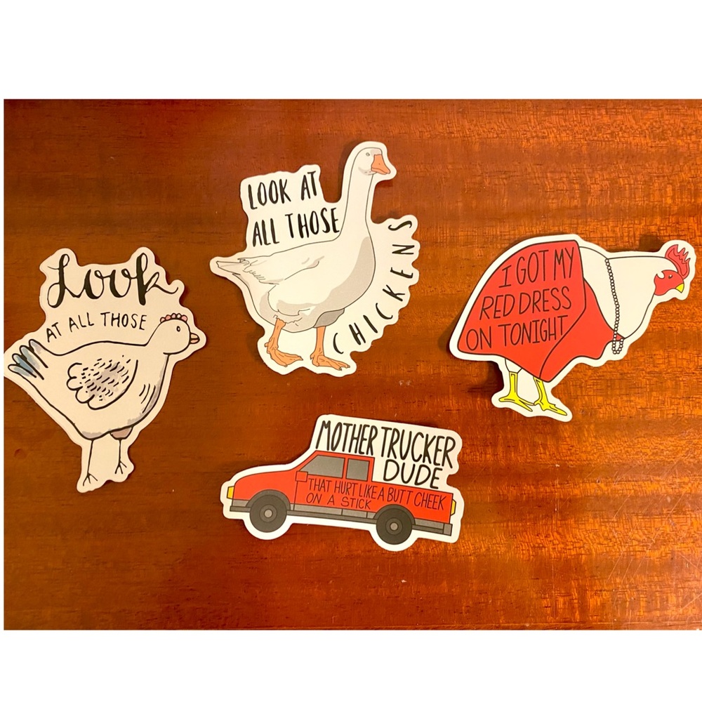 2/$10 VSCO Sticker Set Chicken Farm Southern - Picture 5 of 5